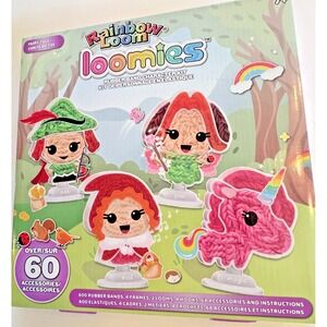 Rainbow Loom Loomies Fairy Tale 4 Character Unicorn Rubber Band Kit 600 Bands
